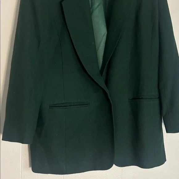 Vintage Emerald Green Pendleton wool blazer - Picture 3 of 6